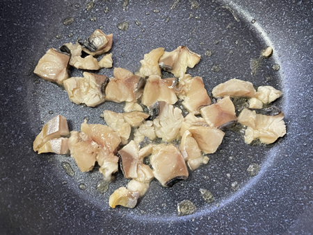 灰干しサバの簡単坦々麺3